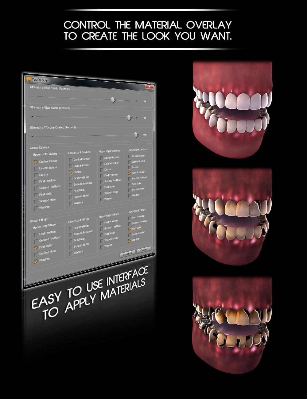 Dental Plan for Genesis by: DraagonStormZev0, 3D Models by Daz 3D
