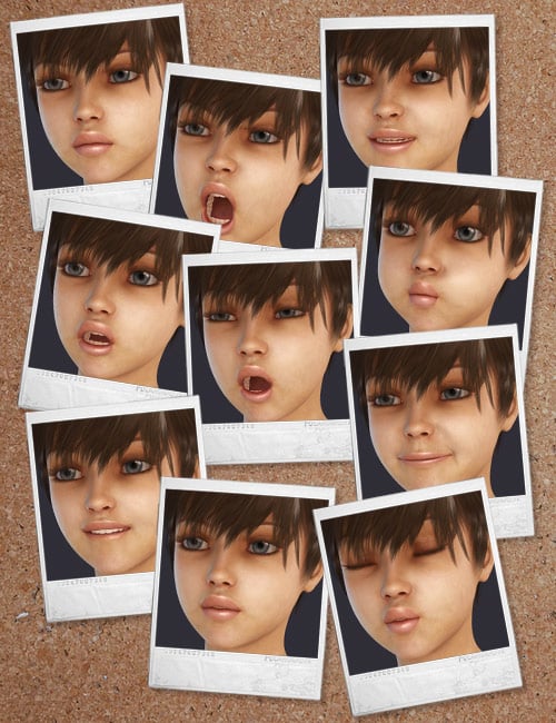 Faces of Teens Faces of Teens by: joelegecko, 3D Models by Daz 3D