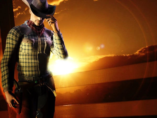 Wild West - M3 Cowboy by: 3D Universe, 3D Models by Daz 3D