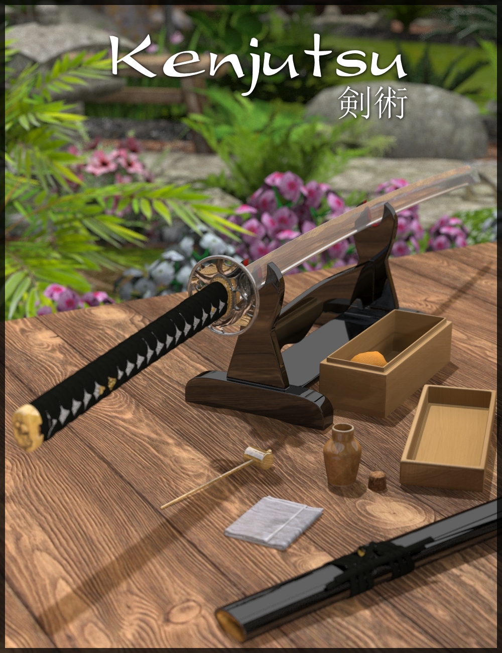 Kenjutsu Sword by: Merlin Studios, 3D Models by Daz 3D