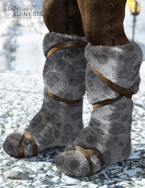 Barbarian Boots for Genesis Barbarian Boots for Genesis by: Valandar, 3D Models by Daz 3D