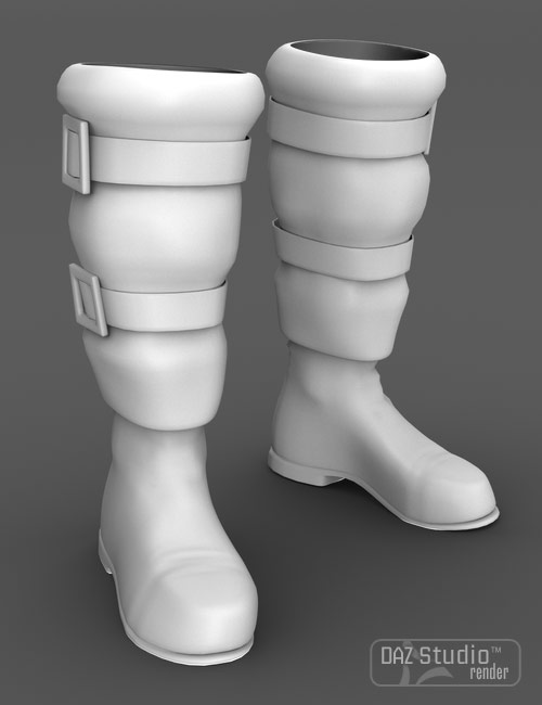 Barbarian Boots for Genesis by: Valandar, 3D Models by Daz 3D