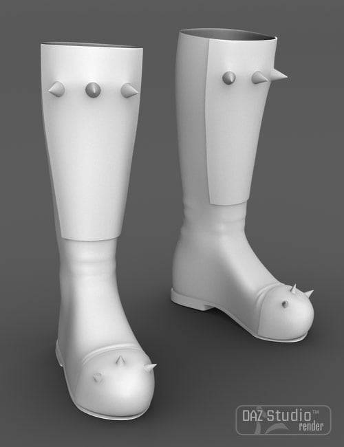 Barbarian Boots for Genesis Barbarian Boots for Genesis by: Valandar, 3D Models by Daz 3D