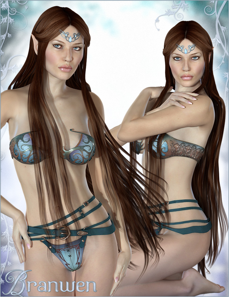Branwen for V4 and V5 by: Valea, 3D Models by Daz 3D