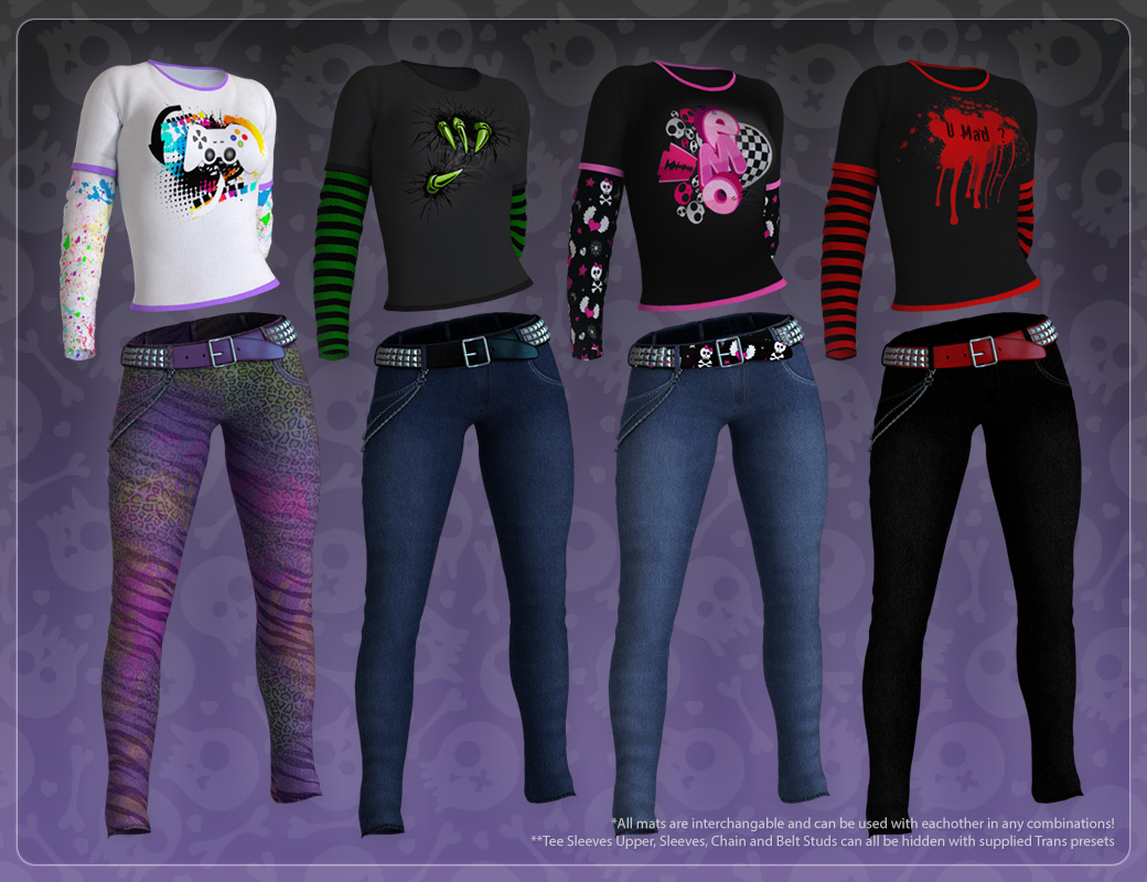 Odd Wear Odd Wear by: JessaiiDemonicaEvilius, 3D Models by Daz 3D