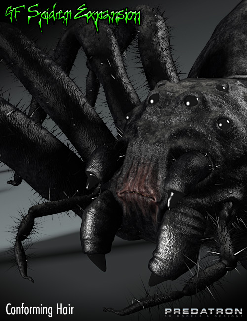 GF Spider Expansion by: Predatron, 3D Models by Daz 3D