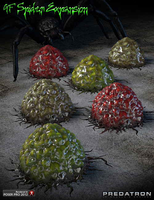 GF Spider Expansion GF Spider Expansion by: Predatron, 3D Models by Daz 3D