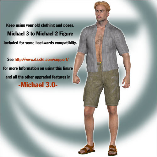 Michael 3.0 Base by: , 3D Models by Daz 3D