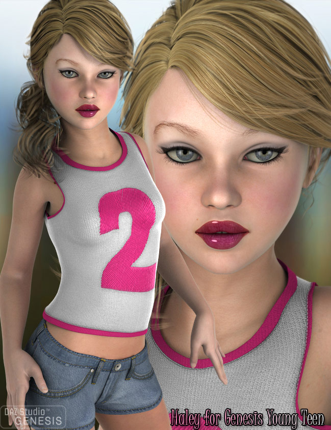 Haley for Young Teen by: Morris, 3D Models by Daz 3D