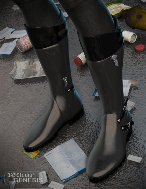 Boots for Genesis by: Ravenhair, 3D Models by Daz 3D