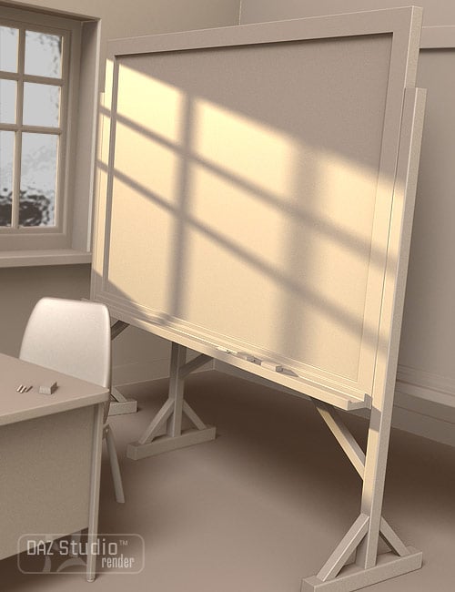 Classroom Furniture by: Valandar, 3D Models by Daz 3D