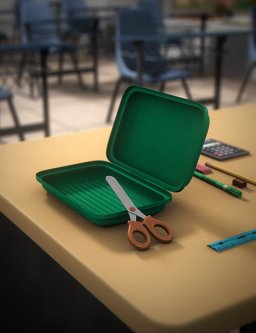 School Supplies by: Valandar, 3D Models by Daz 3D