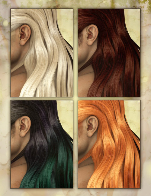 Pure Hair: Fantasy Pure Hair: Fantasy by: , 3D Models by Daz 3D