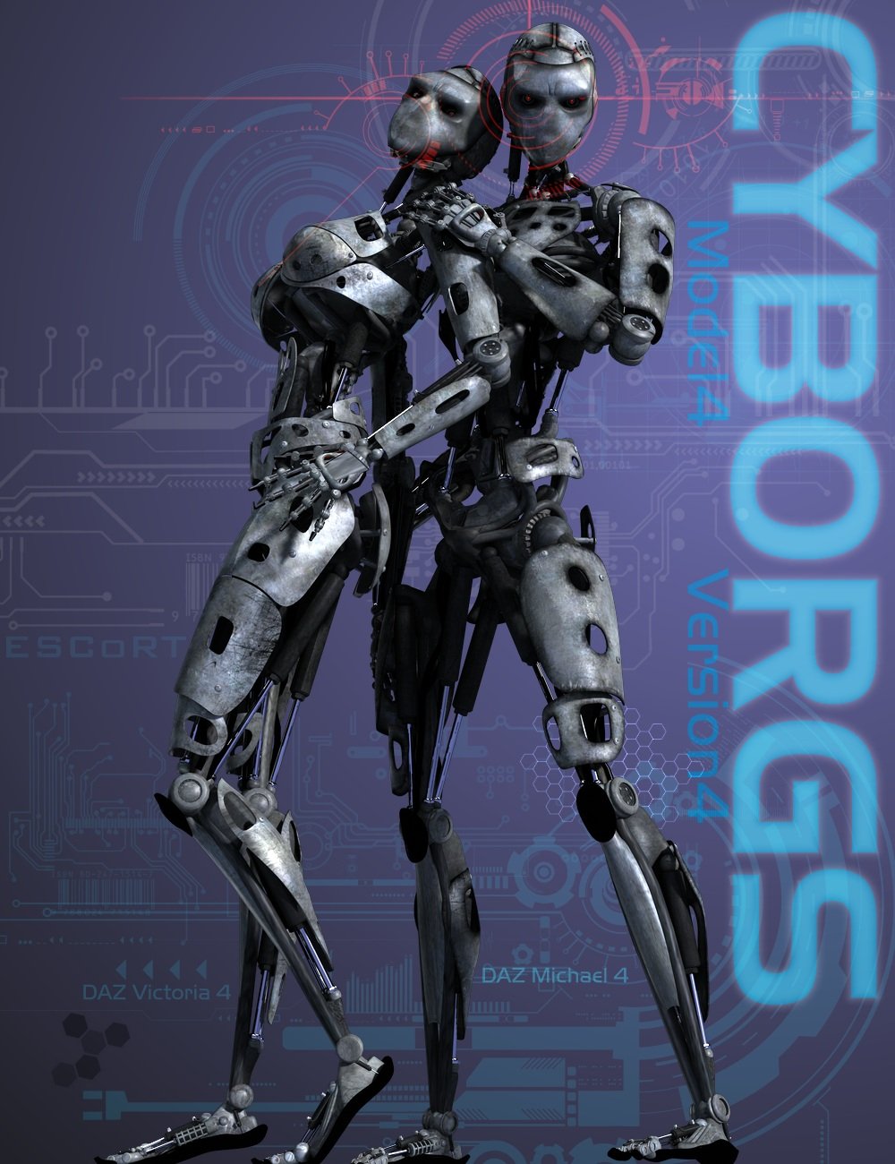 Cyborgs 4.0 by: DzFire, 3D Models by Daz 3D