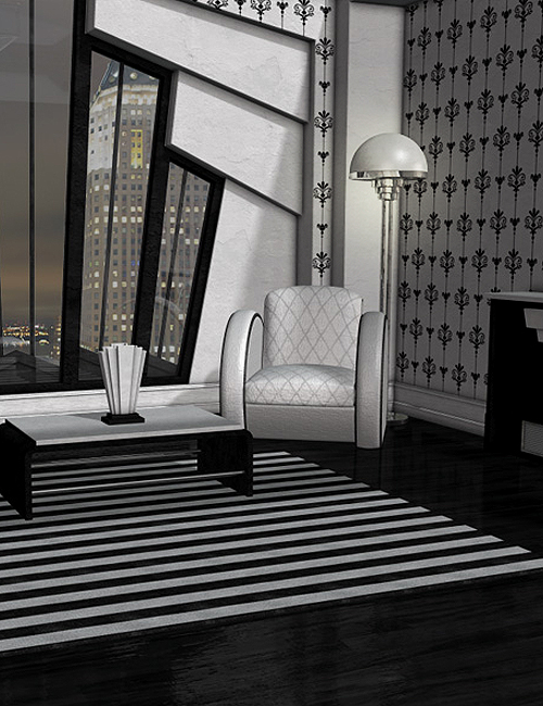 Upper East Side for Classic Deco by: Sarsa, 3D Models by Daz 3D