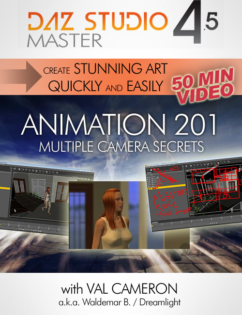 8.2 Great Art Now - Animation 201 - Multiple Camera Secrets by: Dreamlight, 3D Models by Daz 3D