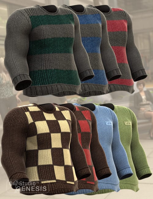 Freak 5 Big Sweater Freak 5 Big Sweater by: Karth, 3D Models by Daz 3D