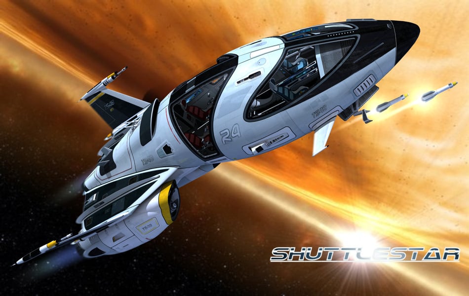Shuttlestar by: Kibarreto, 3D Models by Daz 3D