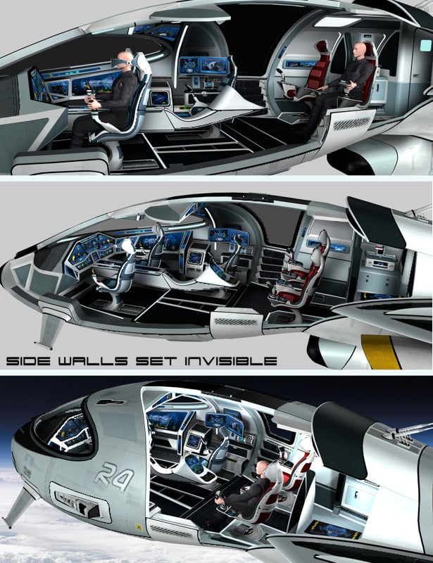 Shuttlestar by: Kibarreto, 3D Models by Daz 3D