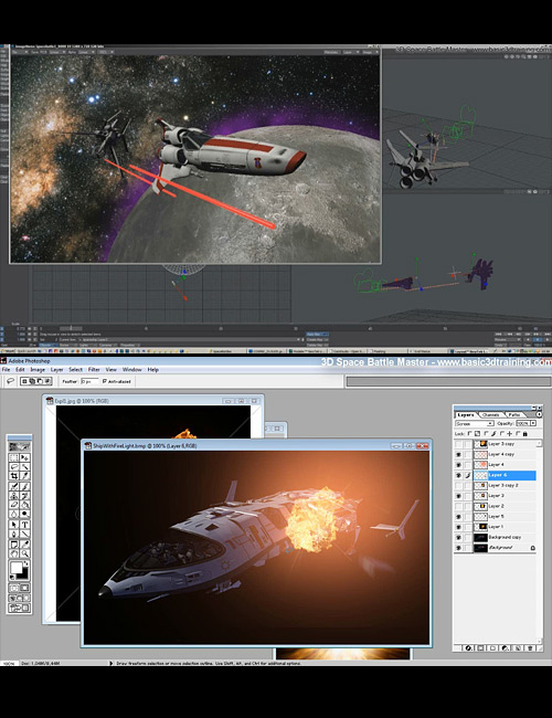 3D Space Battle Master by: Dreamlight, 3D Models by Daz 3D