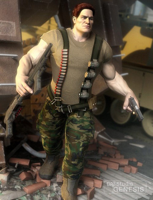 Colonel Chaos Textures by: Sarsa, 3D Models by Daz 3D
