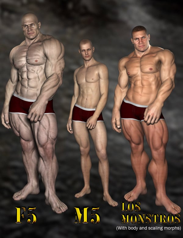 Los Monstros Los Monstros by: Male-M3dia, 3D Models by Daz 3D