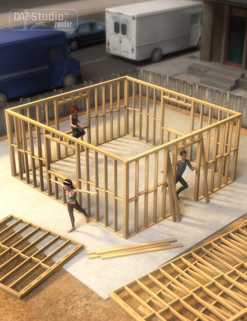The Construction Site The Construction Site by: ARTCollab, 3D Models by Daz 3D