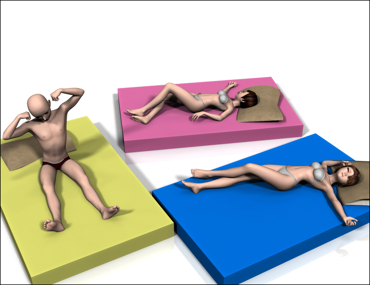 Relax & Sleep II by: MattymanxMuscleman, 3D Models by Daz 3D