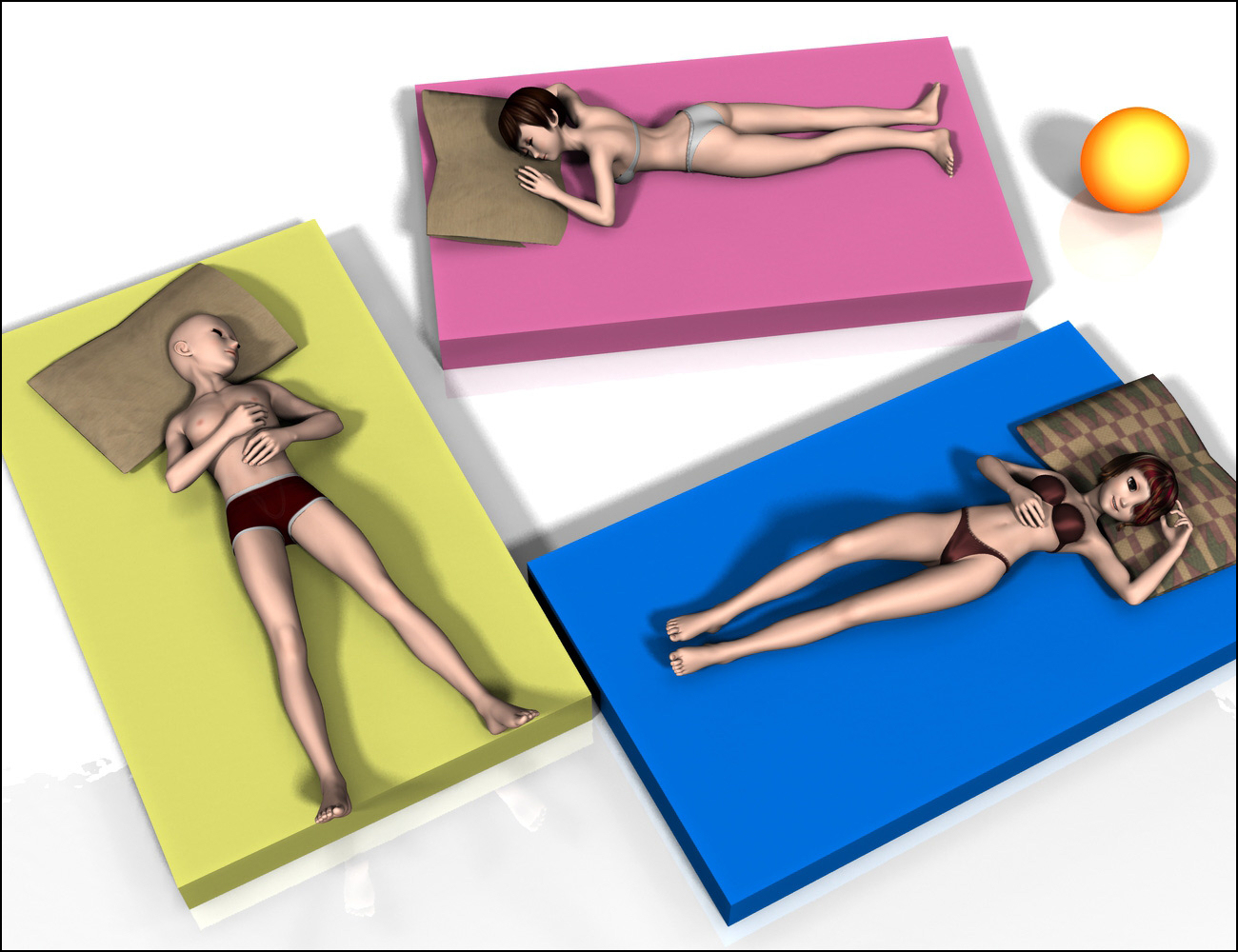 Relax & Sleep II by: MattymanxMuscleman, 3D Models by Daz 3D