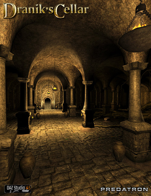 Dranik's Cellar Dranik's Cellar by: Predatron, 3D Models by Daz 3D
