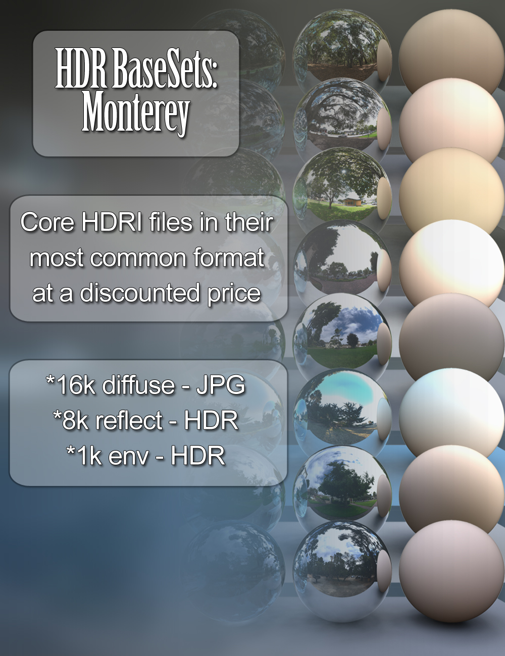 HDR BaseSets - Monterey by: DimensionTheory, 3D Models by Daz 3D