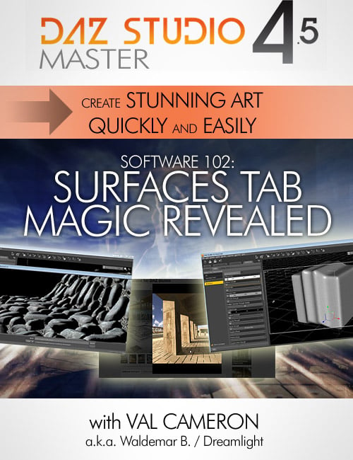 1.2 Great Art Now - Surfaces Tab Magic Revealed by: Dreamlight, 3D Models by Daz 3D