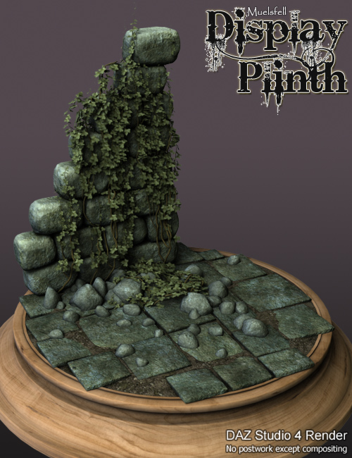 Muelsfell Display Plinth by: E-Arkham, 3D Models by Daz 3D