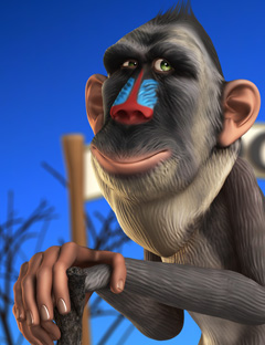 Baboon Business Baboon Business by: 3D Universe, 3D Models by Daz 3D
