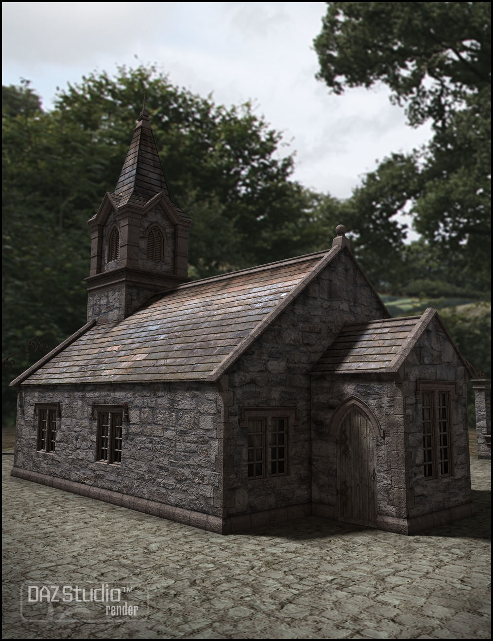 Dubious School House by: Jack Tomalin, 3D Models by Daz 3D