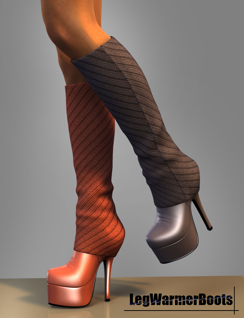LegWarmer Boots by: dx30, 3D Models by Daz 3D
