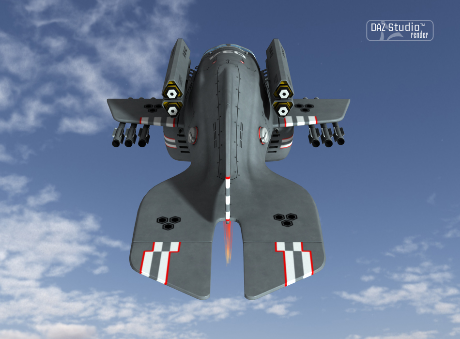 Starship Piranha Starship Piranha by: petipet, 3D Models by Daz 3D