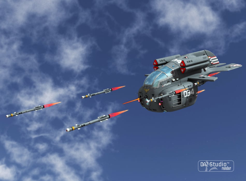 Starship Piranha Starship Piranha by: petipet, 3D Models by Daz 3D