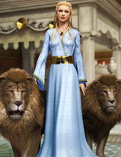 Lion Queen for Genesis Female by: Ravenhair, 3D Models by Daz 3D