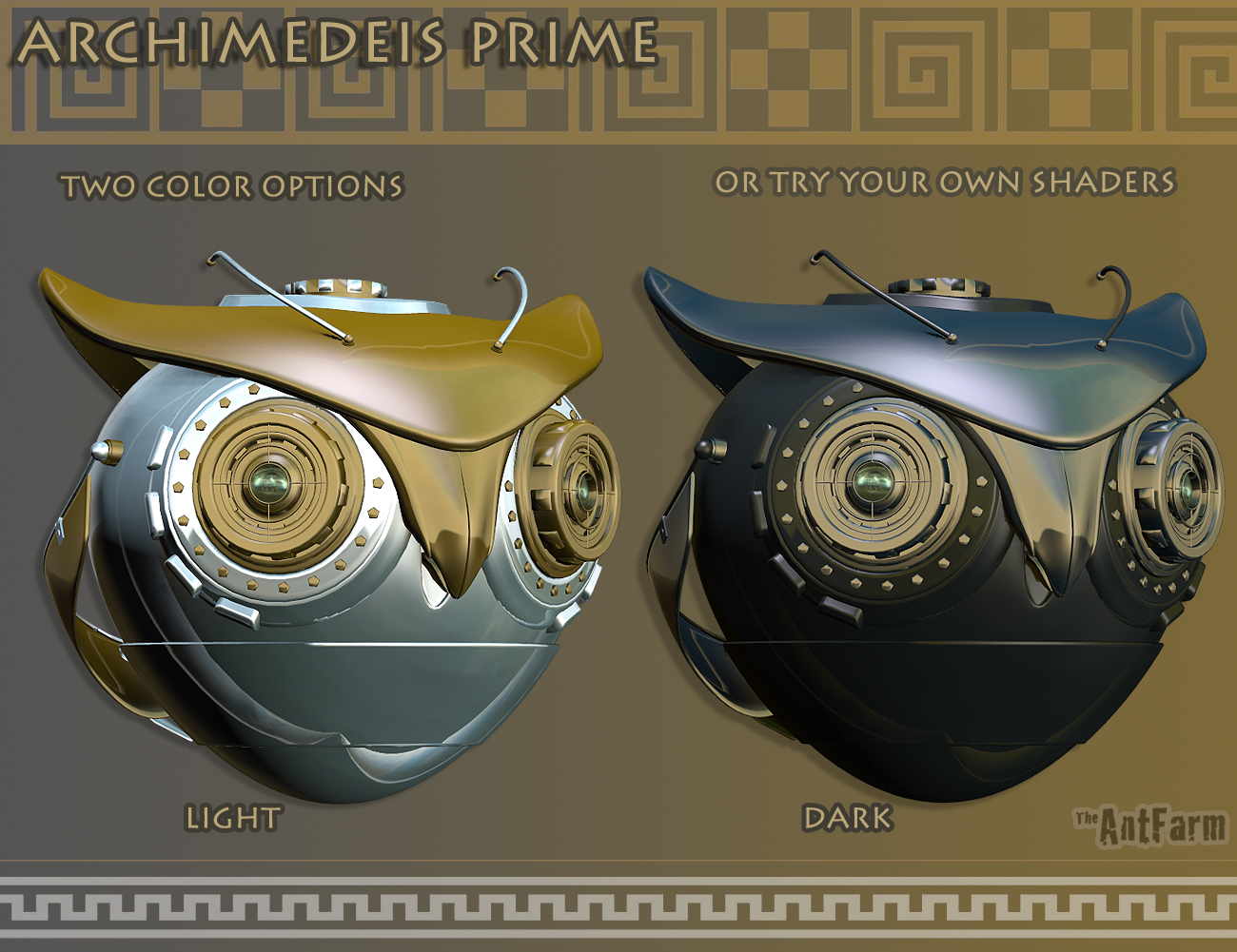 Archimedes Prime by: The AntFarm, 3D Models by Daz 3D