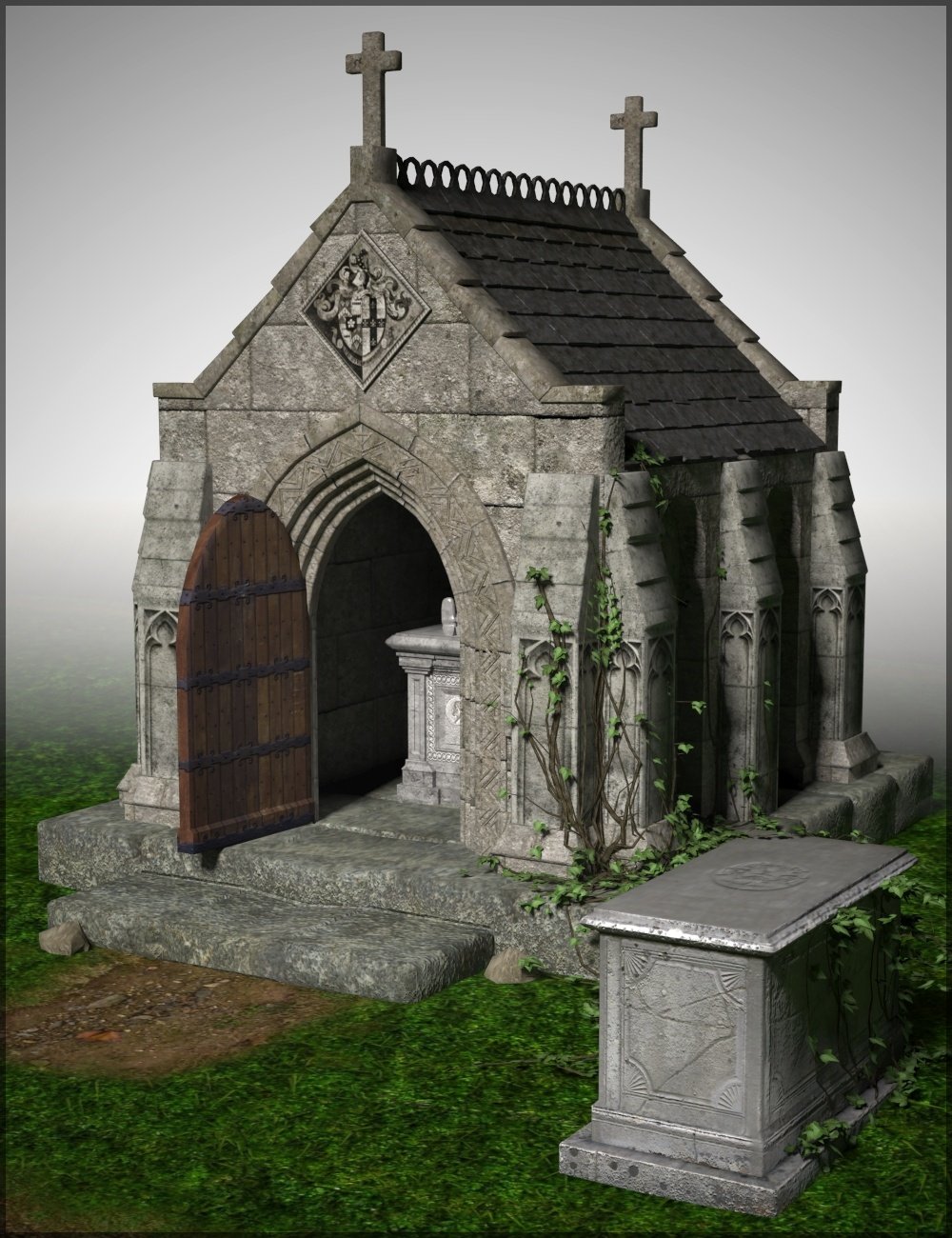 The Church Props by: Merlin Studios, 3D Models by Daz 3D