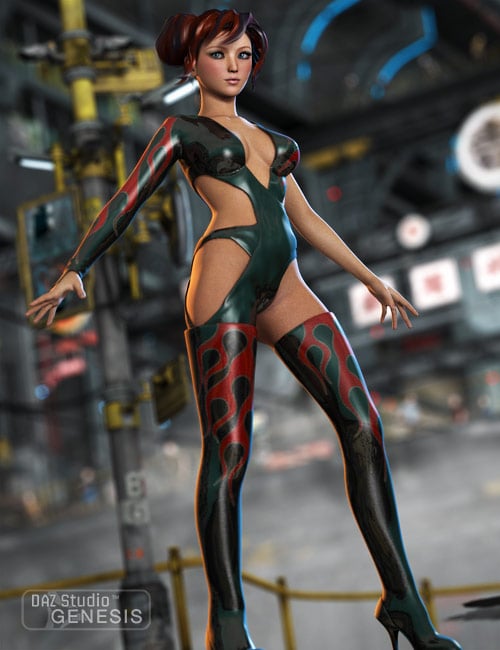 Latex Hero by: Barbara BrundonSarsa, 3D Models by Daz 3D