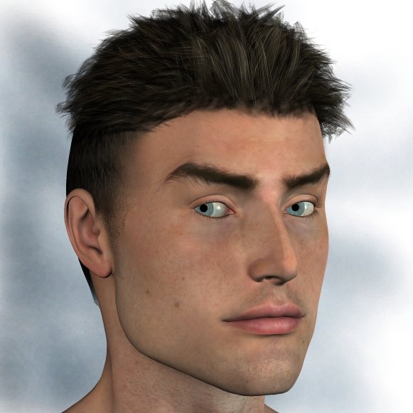 Mihai Hair by: Neftis3D, 3D Models by Daz 3D