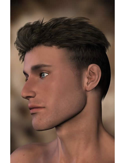 Mihai Hair by: Neftis3D, 3D Models by Daz 3D