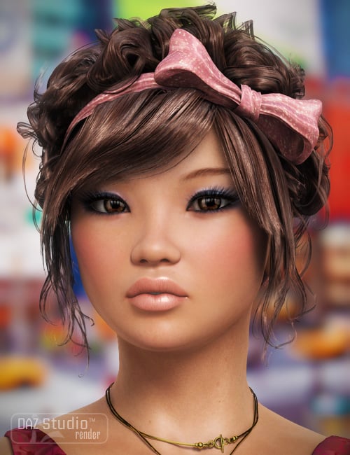 Minnie Bow Hair by: goldtassel, 3D Models by Daz 3D
