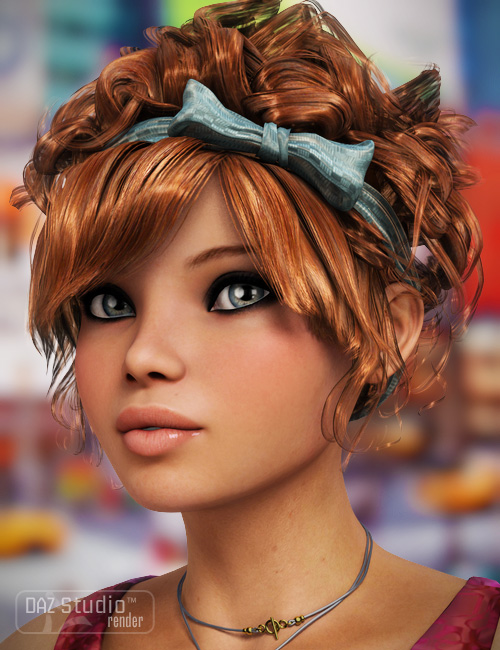 Minnie Bow Hair by: goldtassel, 3D Models by Daz 3D
