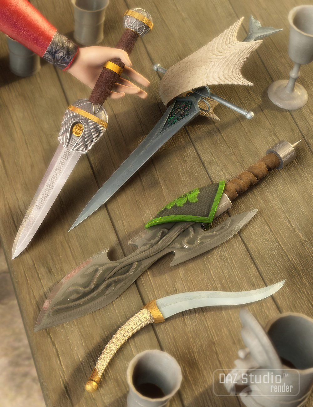 Dagger Dreams by: Valandar, 3D Models by Daz 3D