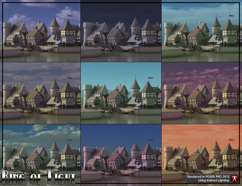 Ring of Light - Environment Lighting Ring of Light - Environment Lighting by: IDG DesignsInaneGlory, 3D Models by Daz 3D