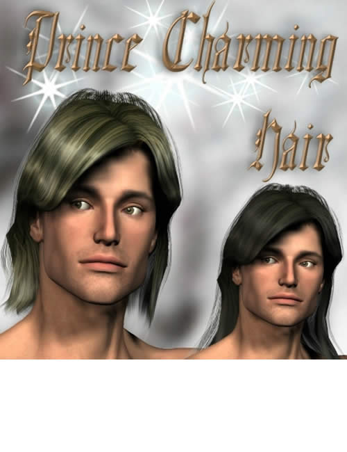 Prince Charming Hair by: Neftis3D, 3D Models by Daz 3D