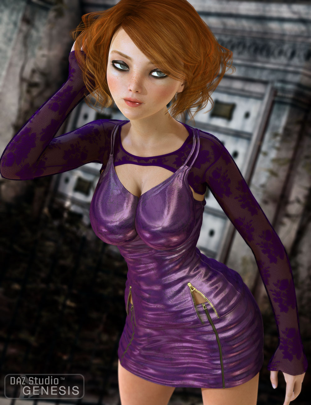 More Goth for Goth Chick by: bucketload3d, 3D Models by Daz 3D
